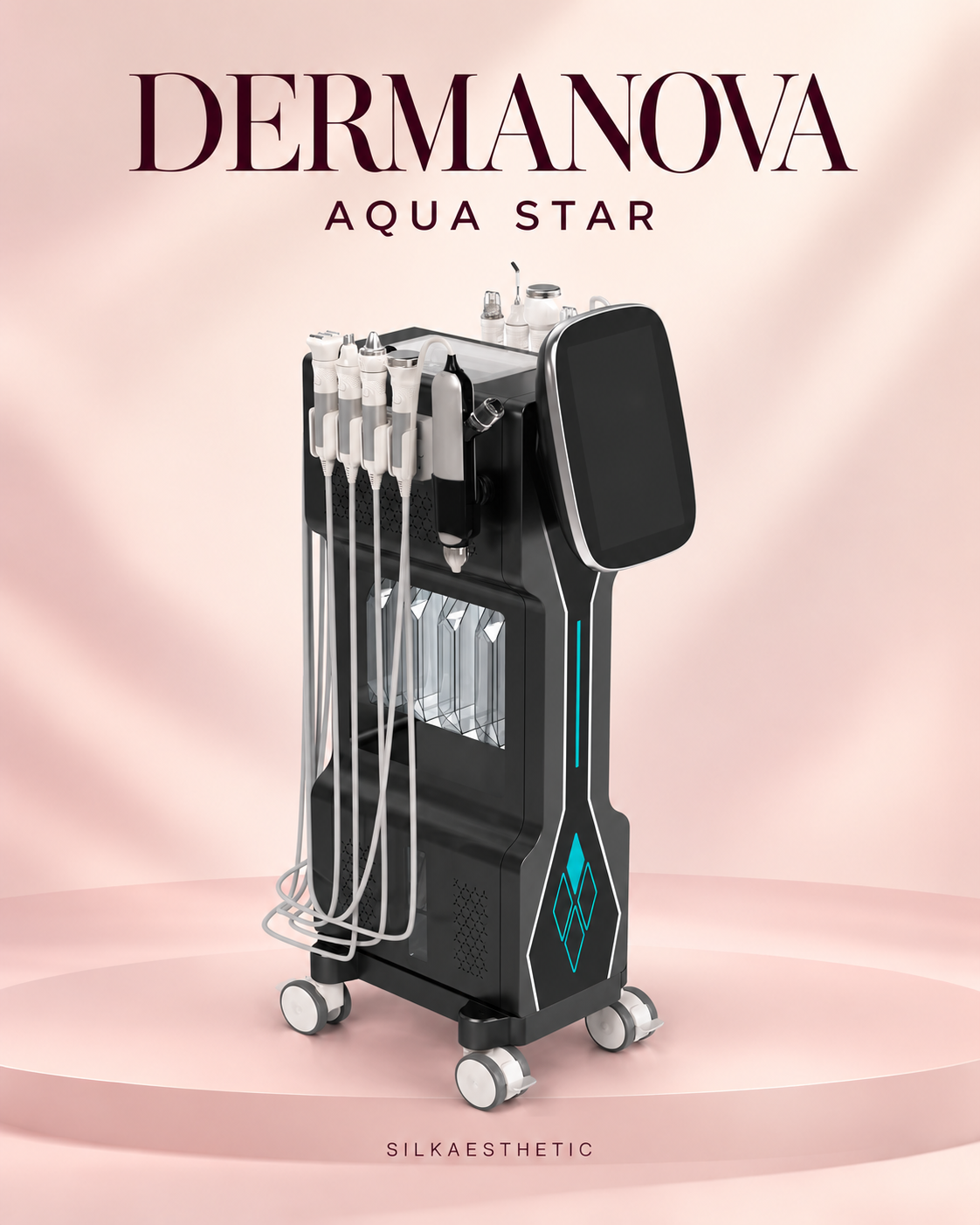 DERMANOVA AQUA STAR — სახის მოვლისა და ვიზუალური ანალიზის სისტემა — პროდუქტის ილუსტრაცია