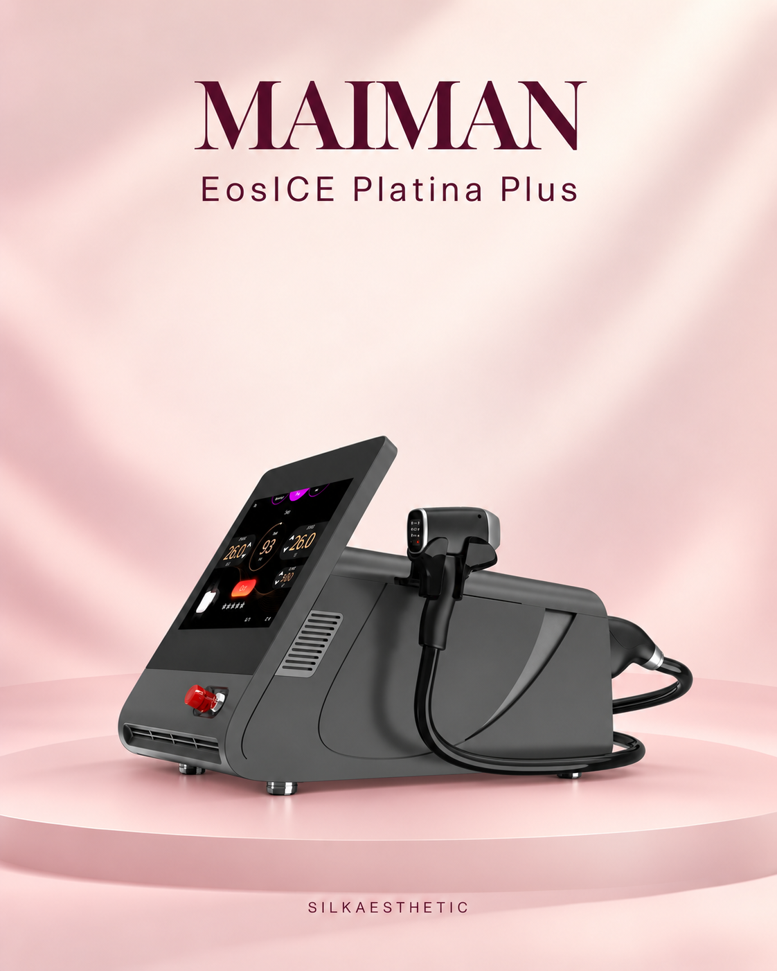 MAIMAN EosICE Platina Plus — პორტატული დიოდური ლაზერი — პროდუქტის ილუსტრაცია
