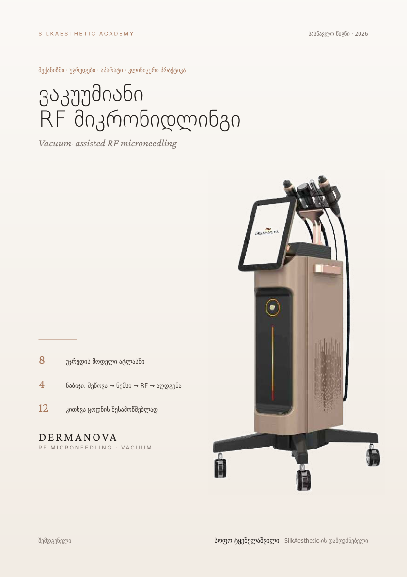 Vacuum-assisted RF microneedling